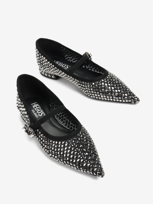 BALERINY HEGO'S MILANO EMERY-230 STONES PEWTER