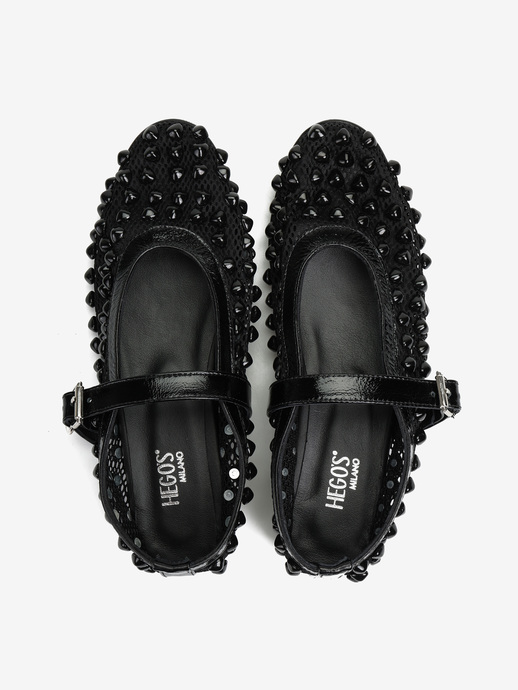 BALERINY HEGO'S MILANO AD2715 RASO BLACK