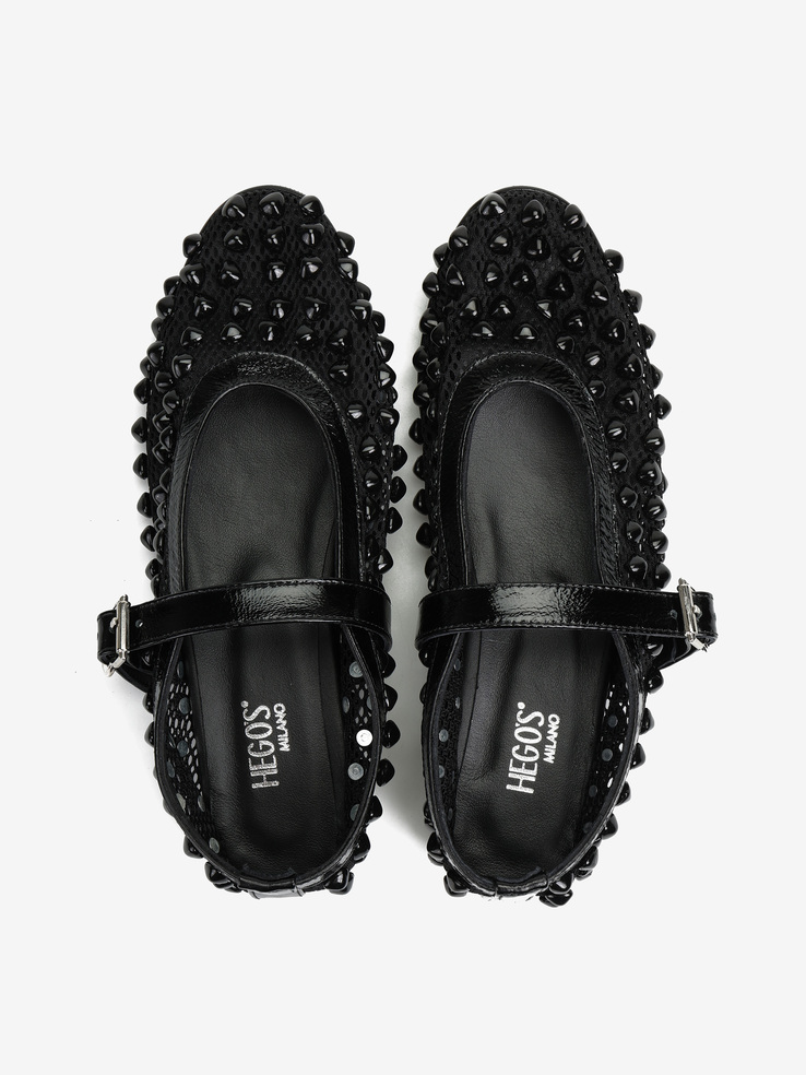 BALERINY HEGO'S MILANO AD2715 RASO BLACK