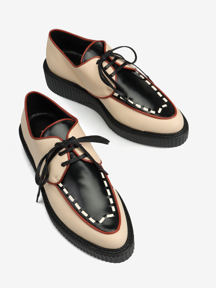 SKÓRZANE PÓŁBUTY HEGO'S MILANO