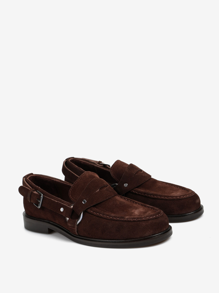 MOKASYNY HEGO'S MILANO AD2854 SUEDE BROWN