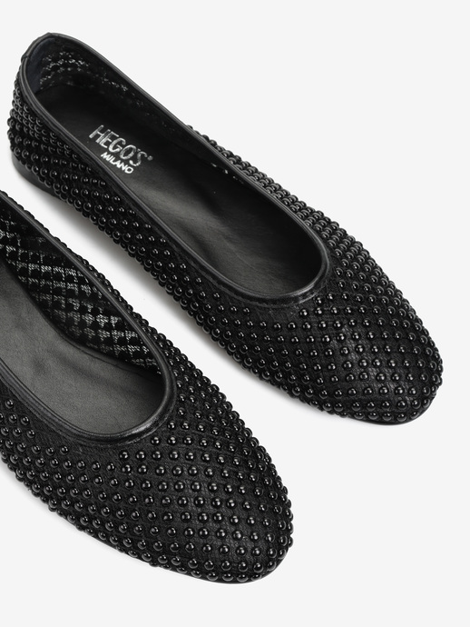 BALERINY HEGO'S MILANO AD4107 RASO BLACK