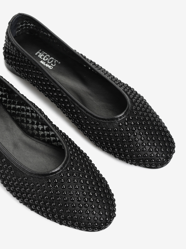 BALERINY HEGO'S MILANO AD4107 RASO BLACK