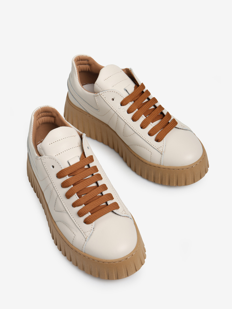 SNEAKERSY HEGO'S MILANO 64 NAPPA LATTE