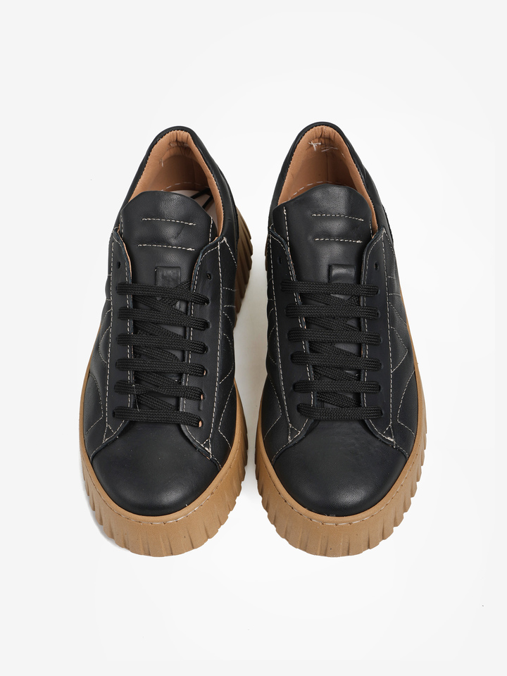 CZARNE SNEAKERSY HEGO'S MILANO