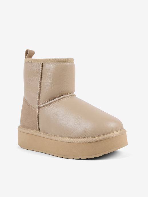 ŚNIEGOWCE EMU EMU STINGER MINI FLATFORM LTH SAND