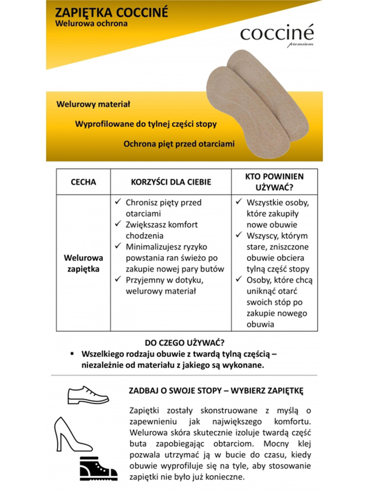 ZAPIĘTKI DO BUTÓW COCCINE