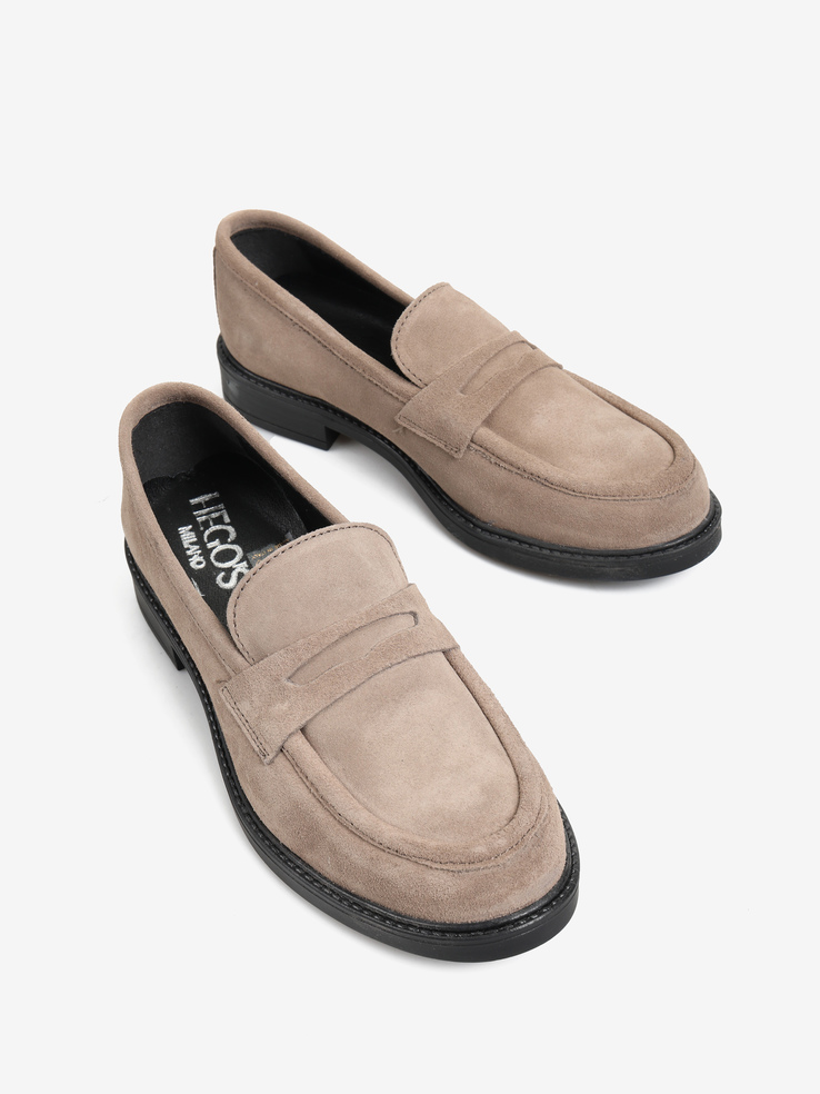 MOKASYNY HEGO'S MILANO 03 CAMOSCIO TORTORA