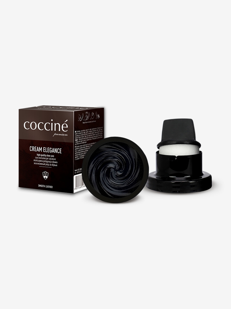 PIELĘGNUJĄCY KREM DO BUTÓW COCCINE CREAM ELEGANCE BLACK