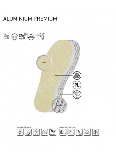 CIEPŁA WKŁADKA ZIMOWA DO BUTÓW COCCINE