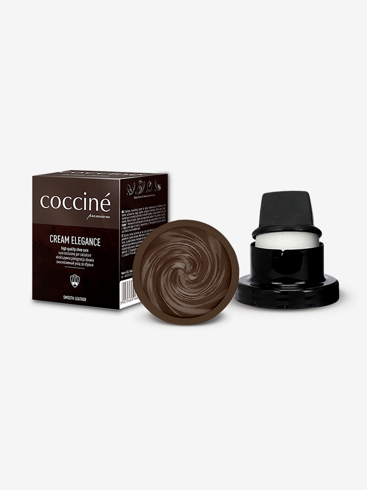 PIELĘGNUJĄCY KREM DO BUTÓW COCCINE CREAM ELEGANCE BROWN