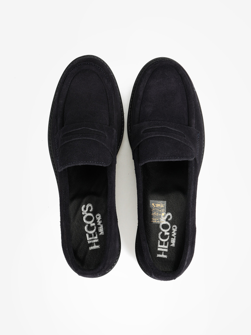 MOKASYNY HEGO'S MILANO 03 CAMOSCIO BLU