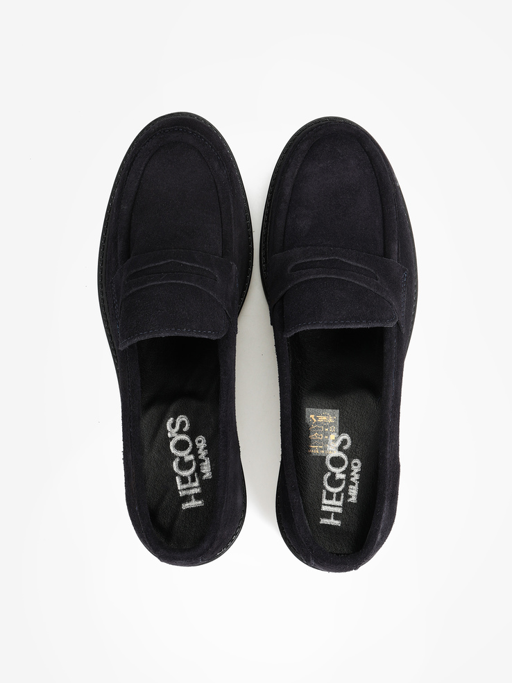 MOKASYNY HEGO'S MILANO 03 CAMOSCIO BLU