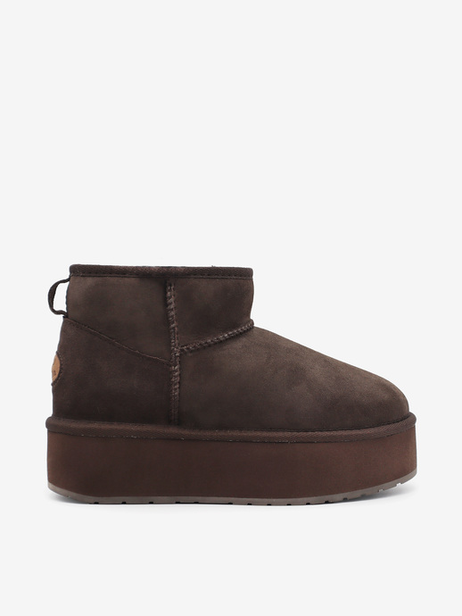 ŚNIEGOWCE EMU EMU STINGER MICRO FLATFORM CHOCOLATE