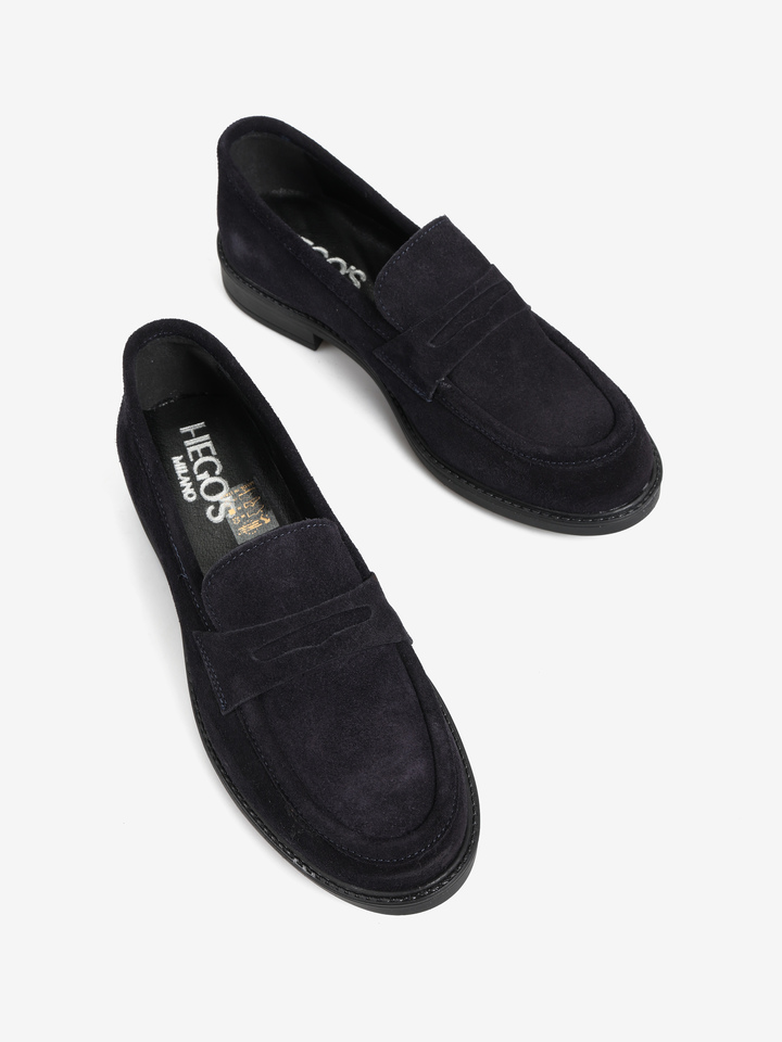 GRANATOWE MOKASYNY HEGO'S MILANO