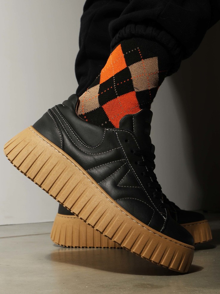SNEAKERSY HEGO'S MILANO 64 NAPPA NERO