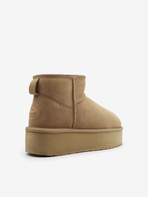 ŚNIEGOWCE EMU EMU STINGER MICRO FLATFORM ALMOND