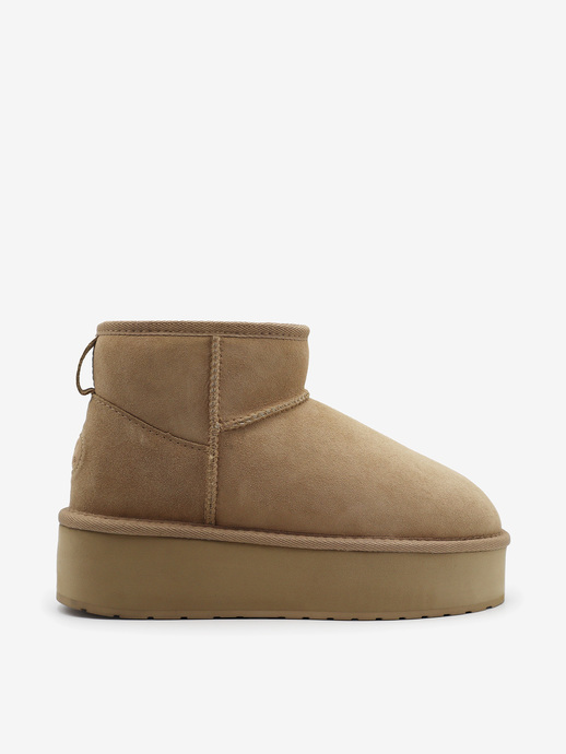 ŚNIEGOWCE EMU EMU STINGER MICRO FLATFORM ALMOND