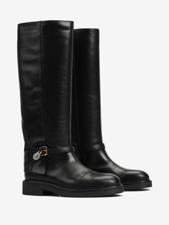 KOZAKI Z OZDOBNĄ KLAMERKĄ HEGO'S MILANO