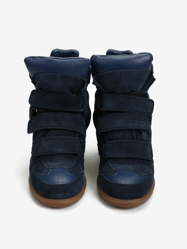 SNEAKERSY HEGO'S MILANO MOON VELOUR BLU