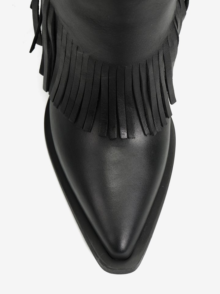 SKÓRZANE KOWBOJKI HEGO'S MILANO