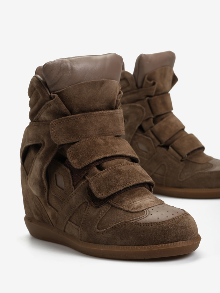 ZAMSZOWE SNEAKERSy Z UKRYTĄ KOTURNĄ HEGO'S MILANO