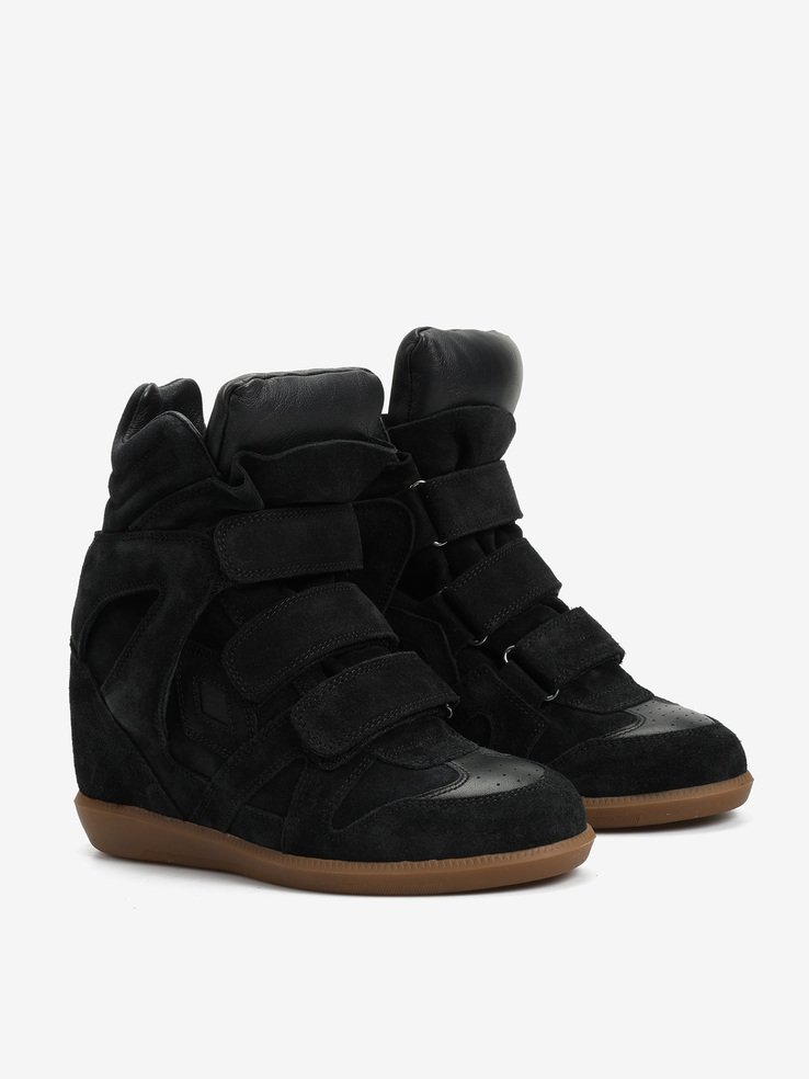 SNEAKERSY HEGO'S MILANO MOON VELOUR NERO