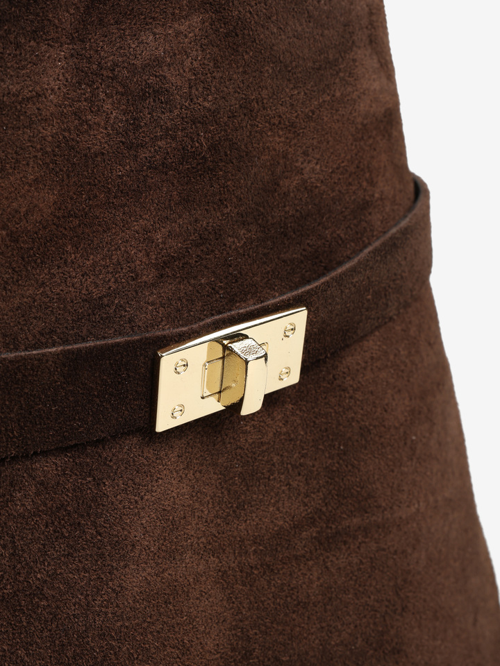 ZAMSZOWE KOZAKI NA KOTURNIE HEGO'S MILANO