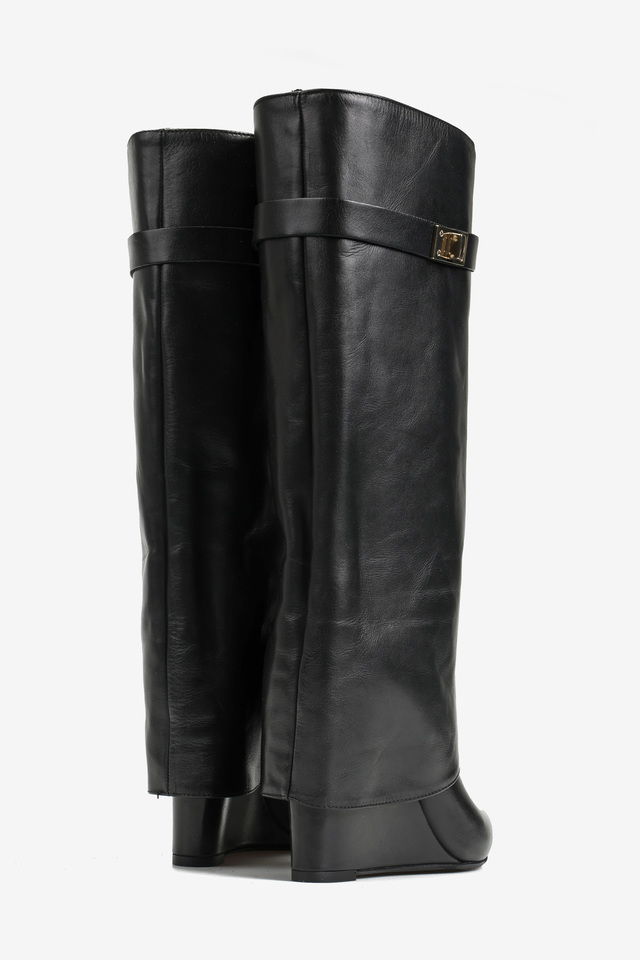 CZARNE KOZAKI HEGO'S MILANO