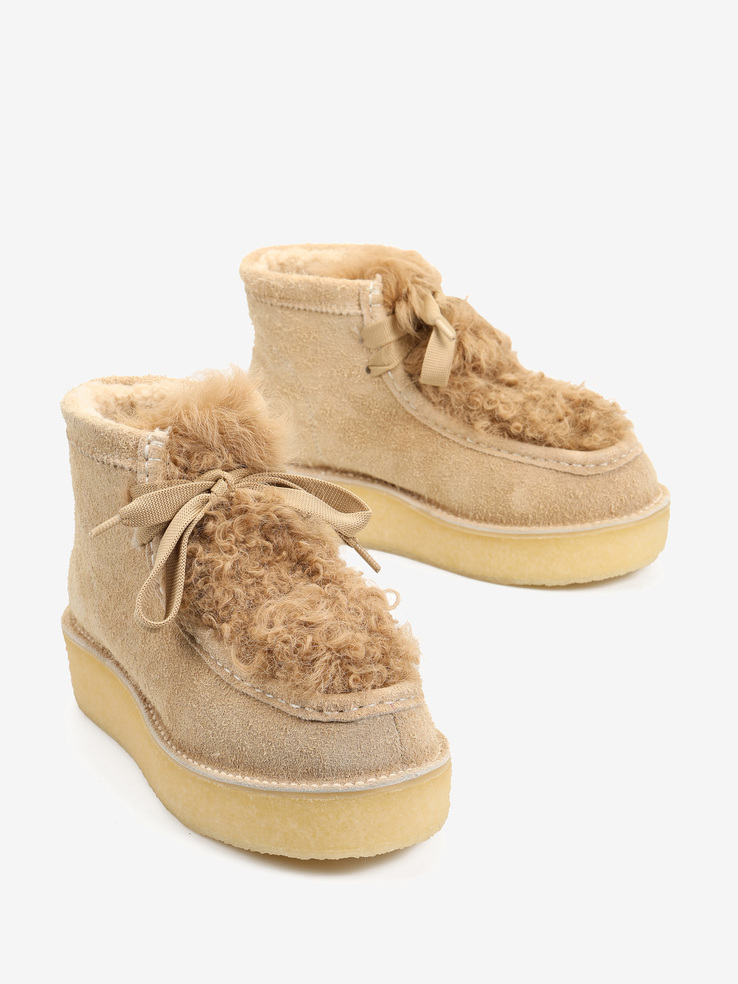 ŚNIEGOWCE NAN-KU EFK-01 LEATHER BEIGE