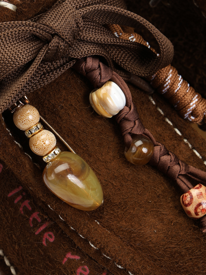 BRĄZOWE ŚNIEGOWCE NA PLATFORMIE NANKU