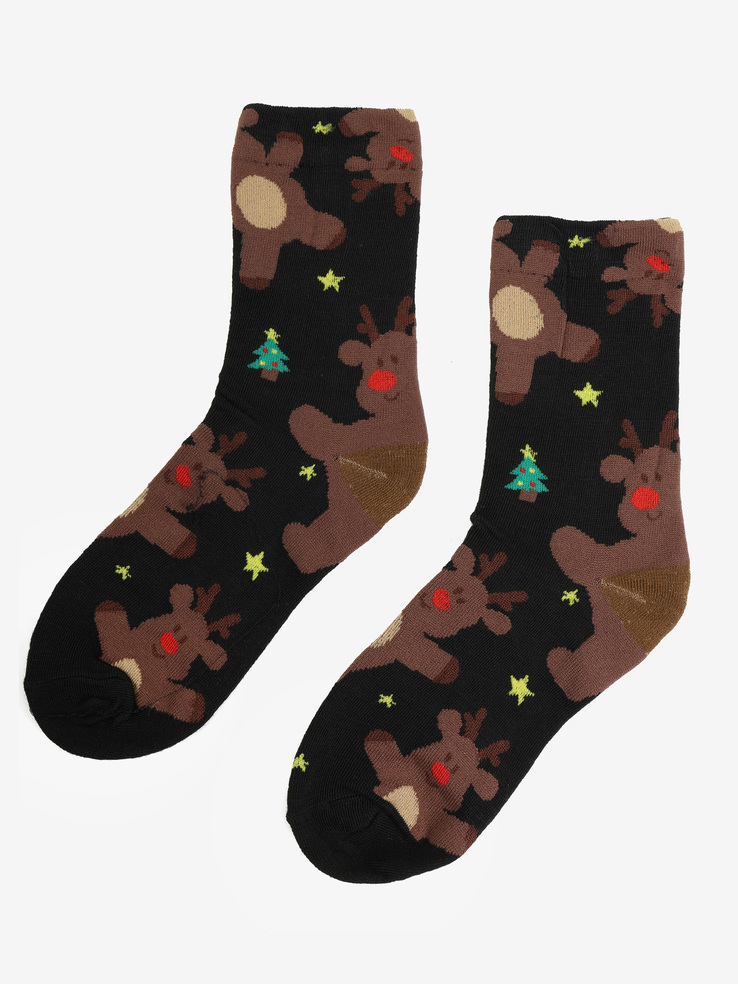 SKARPETY HEGO'S MILANO SKARPETKI ŚWIĄTECZNE CZARNE