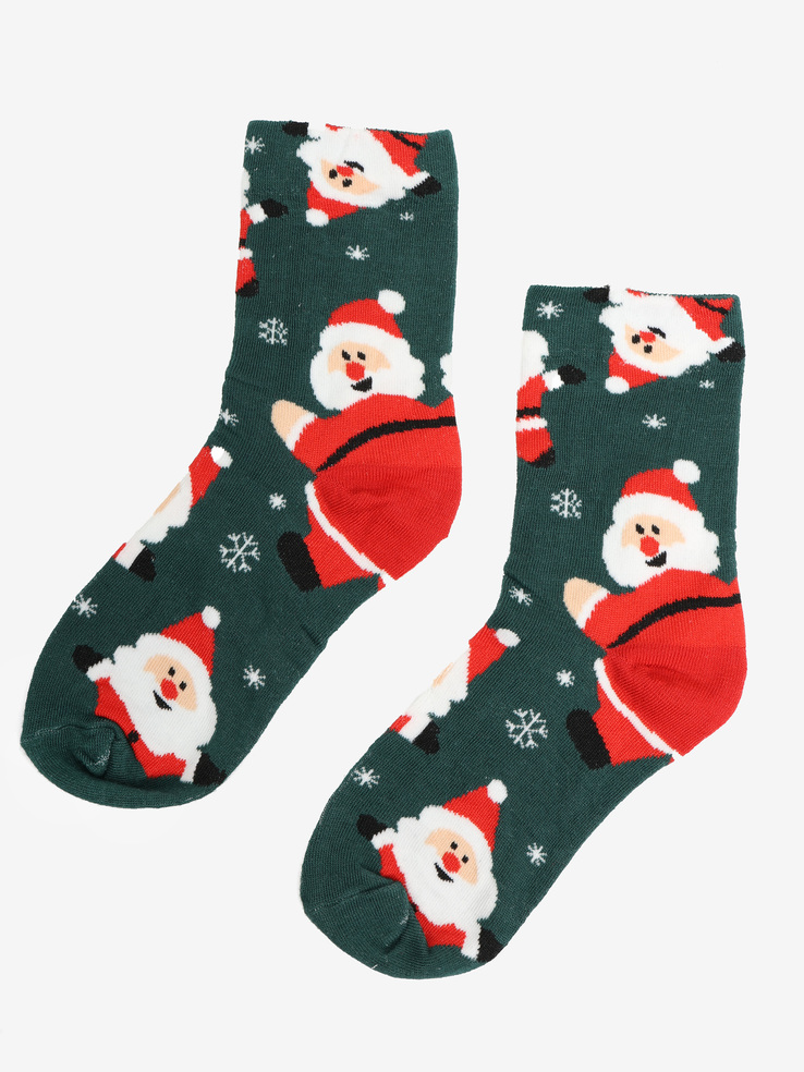 SKARPETY HEGO'S MILANO SKARPETKI ŚWIĄTECZNE ZIELONE