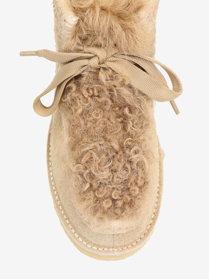 BEŻOWE NA PLATFORMIE ŚNIEGOWCE NANKU