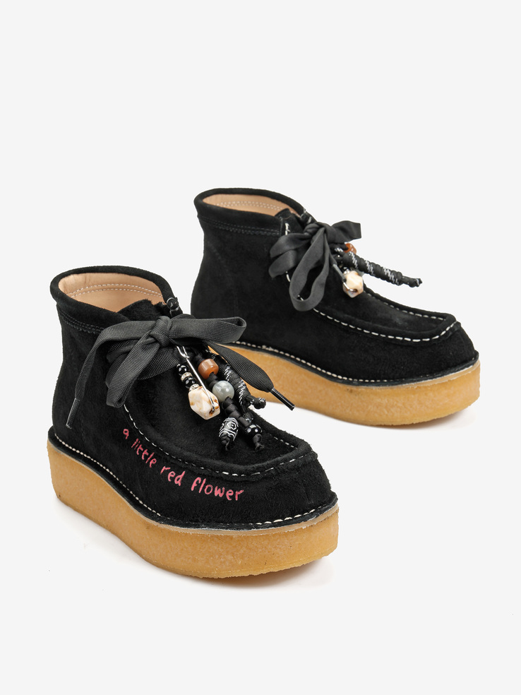 ŚNIEGOWCE NAN-KU EFK-03 LEATHER BLACK