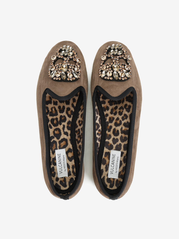 BALERINY VULCANINE BY HEGO'S MILANO V-124-1 CAMOSCIO TAUPE