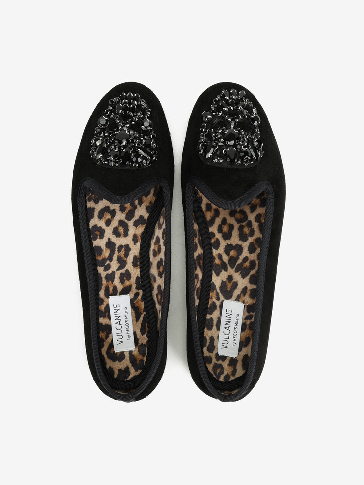 BALERINY VULCANINE BY HEGO'S MILANO V-124-1 CAMOSCIO NERO