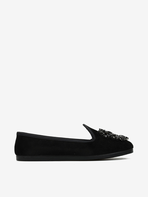 BALERINY VULCANINE BY HEGO'S MILANO V-124-1 CAMOSCIO NERO