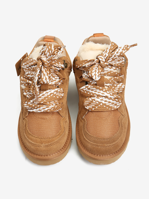 SNEAKERSY HEGO'S MILANO 1709 VELOUR CAMEL