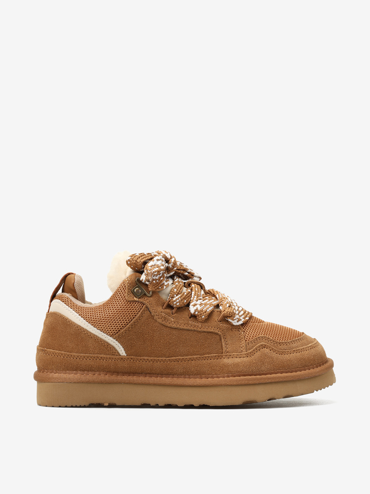 SNEAKERSY HEGO'S MILANO 1709 VELOUR CAMEL