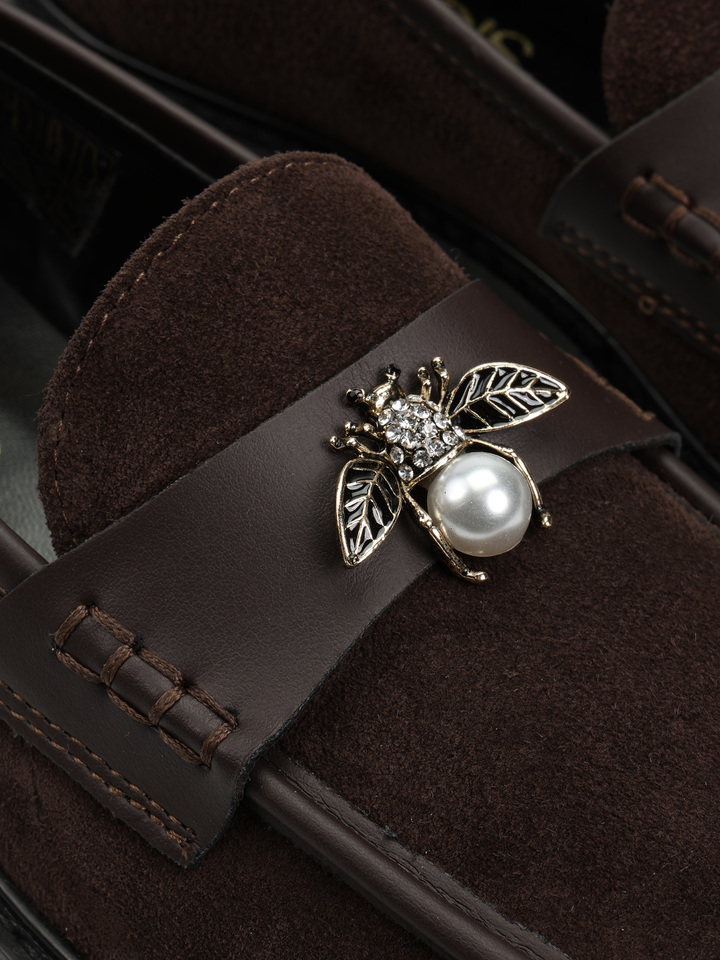 BRĄZOWE MOKASYNY HEGO'S MILANO