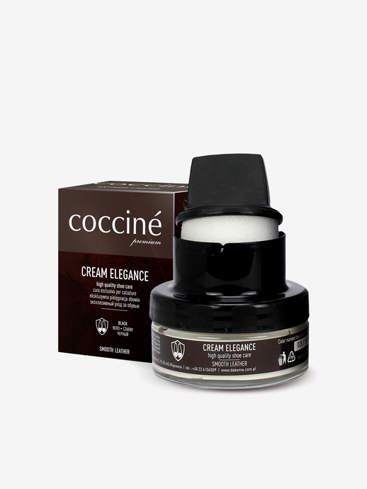 PIELĘGNUJĄCY KREM DO BUTÓW COCCINE CREAM ELEGANCE BLACK