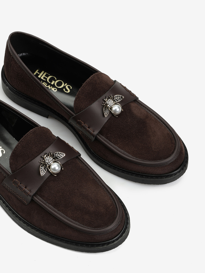 BRĄZOWE MOKASYNY HEGO'S MILANO