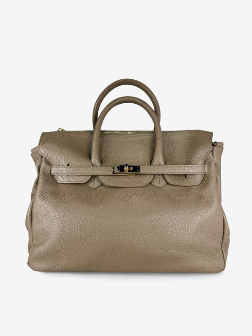 TOREBKA DAMSKA HEGO'S MILANO 1460G MARTELLATO TAUPE
