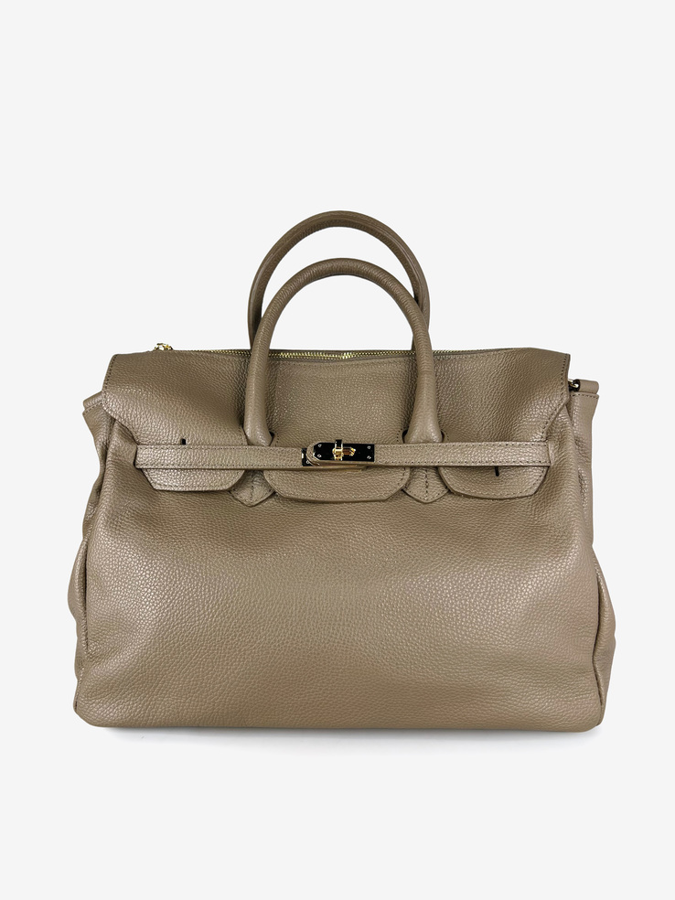 TOREBKA DAMSKA HEGO'S MILANO 1460G MARTELLATO TAUPE