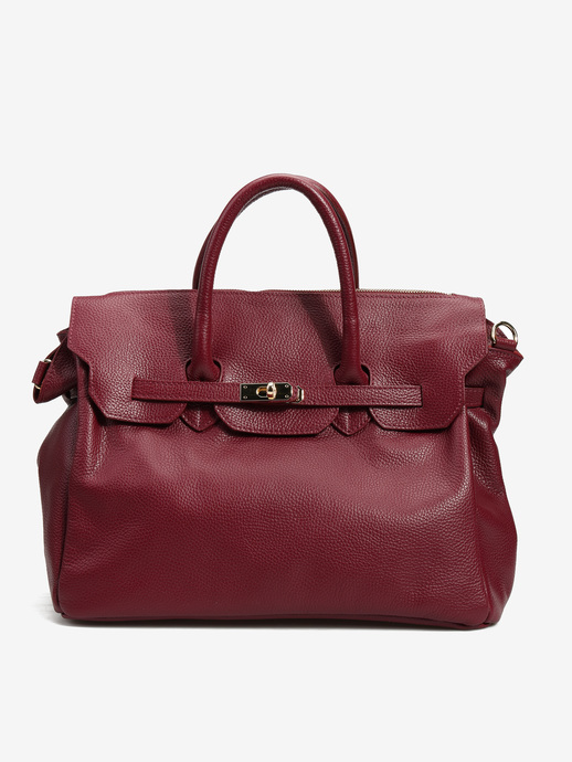 TOREBKA DAMSKA HEGO'S MILANO 1460G MARTELLATO BURGUNDY
