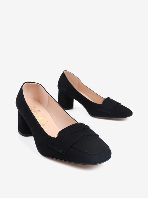 CZÓŁENKA HEGO'S MILANO M50 CAMOSCIO NERO