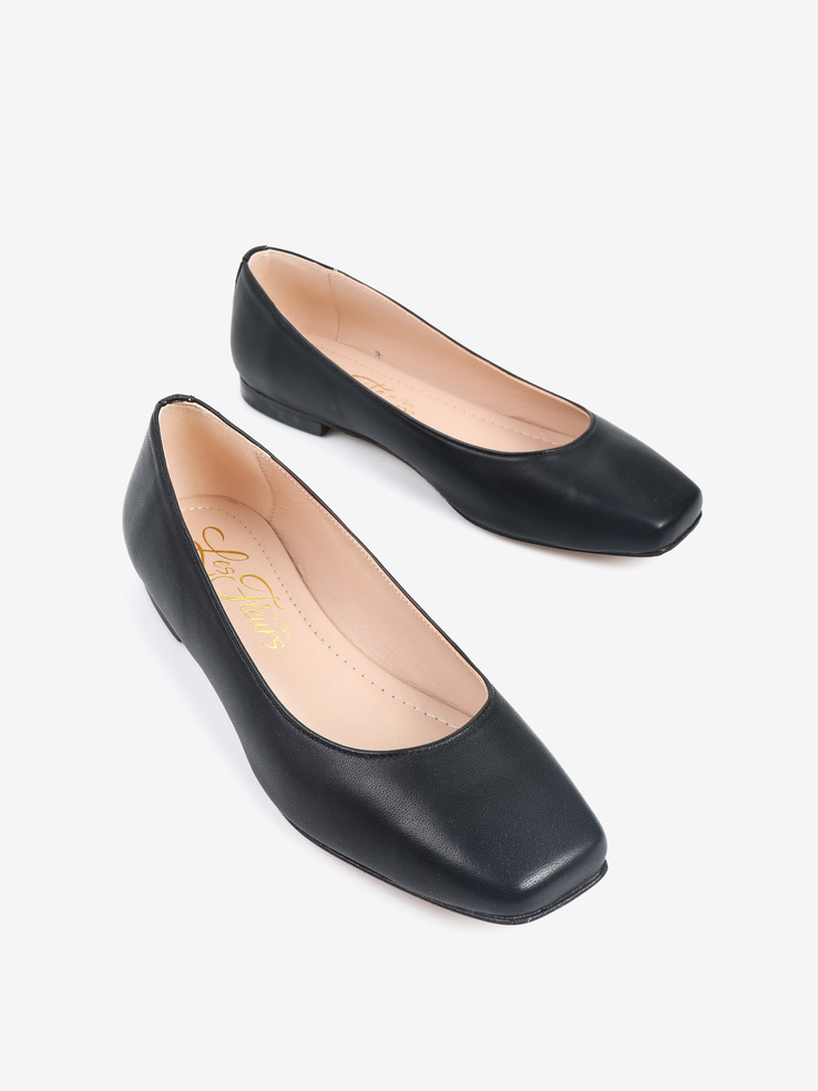 BALERINY HEGO'S MILANO Q10F NAPPA NERO