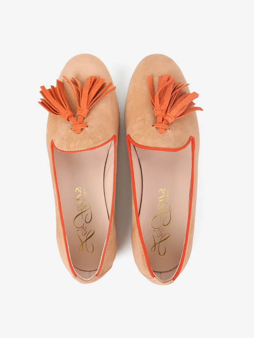 MOKASYNY HEGO'S MILANO 08702N CAMOSCIO CUOIO