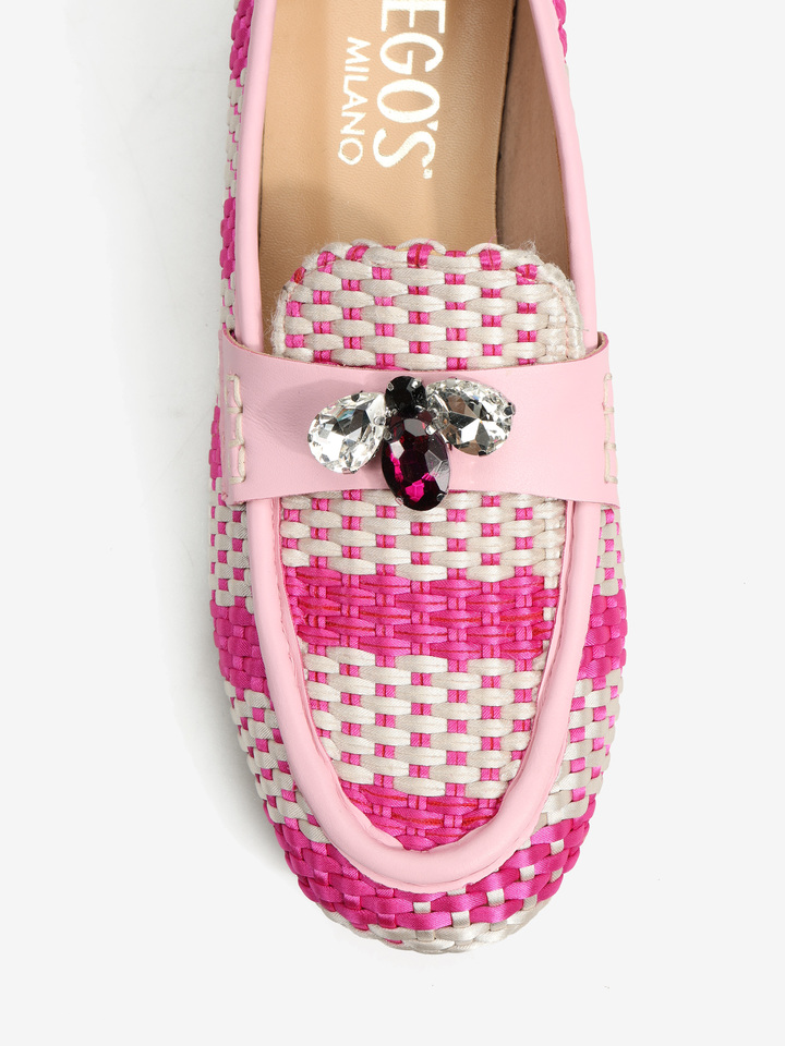 MOKASYNY Z KAMIENIAMI HEGO'S MILANO